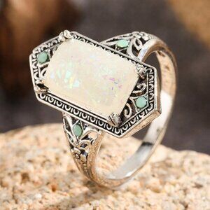 Fashionable Stone Decor Ring